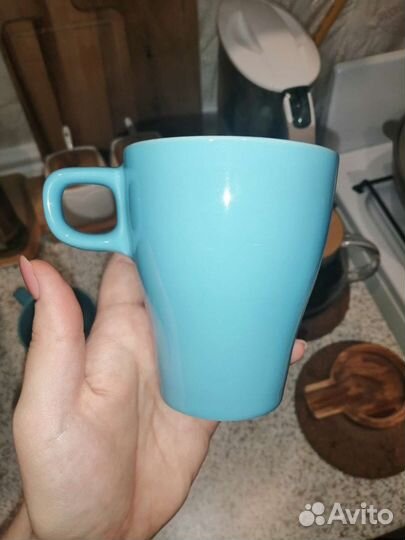 Кружка и тарелки IKEA фэргрик