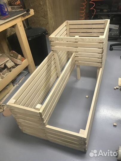 Клумба деревянная для сада и огорода