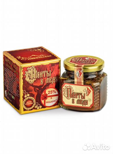 Панты Алтайского Марала в Меду(для мужчин и женщин