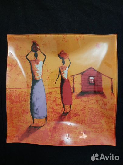 Два блюда Египет стеклянные