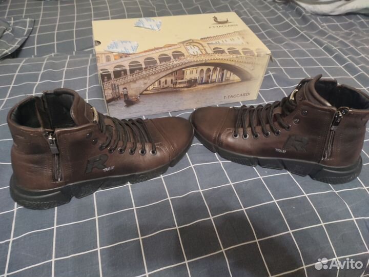 Сапоги мужские кожаные 45 размер