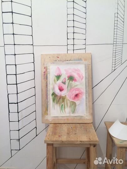 Картина акварель