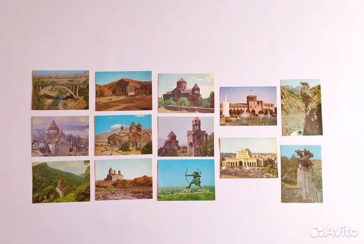Открытки советские СССР с городами и странами