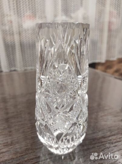 Хрустальные вазочки маленькие, салфетница