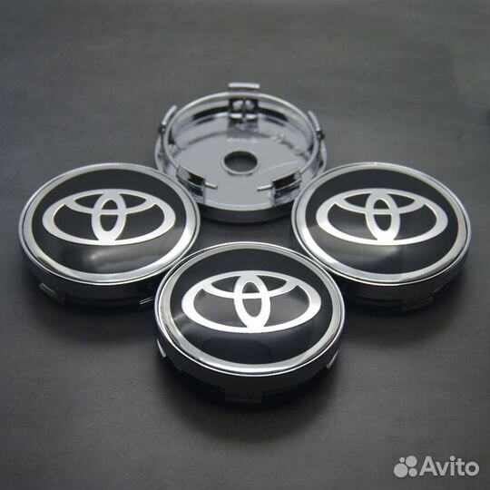 Колпачки на ступицу, диски Тойота D-60 мм, 4 шт
