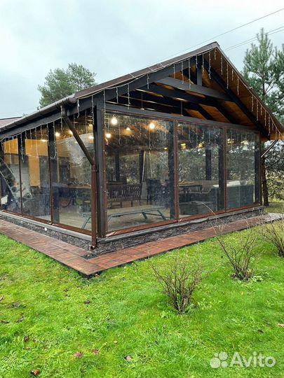 Мягкие окна из пвх пленки для дачи