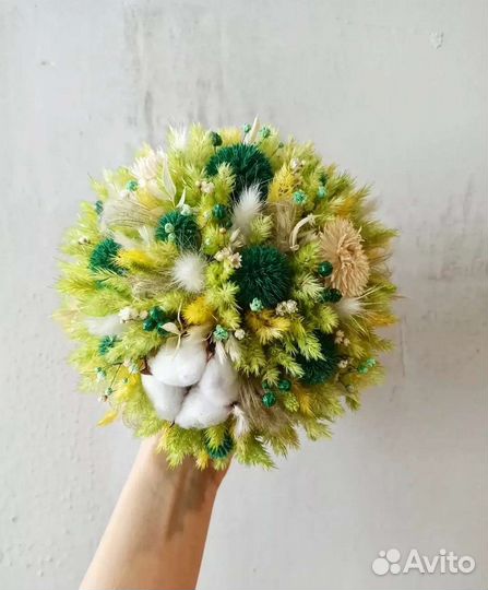 Сухоцветы композиция