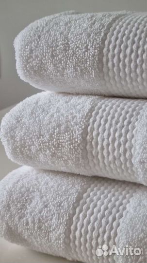 Полотенце белое для барбершопов салонов красоты