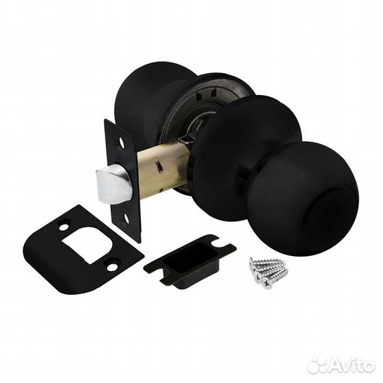 Ручка-защелка кноб 6072 BL-P без ключа и фиксатора