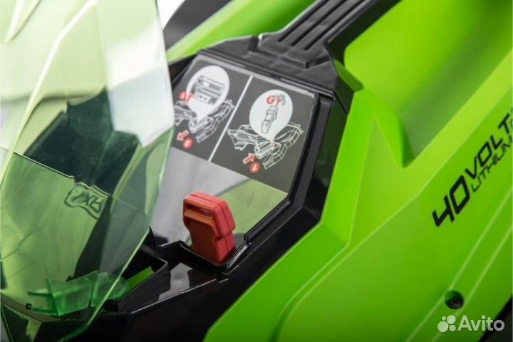 Газонокосилка аккумуляторная greenworks G40LM35K4