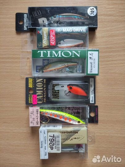 Воблеры TsuYoki, Zipbaits, smith, Fishycat