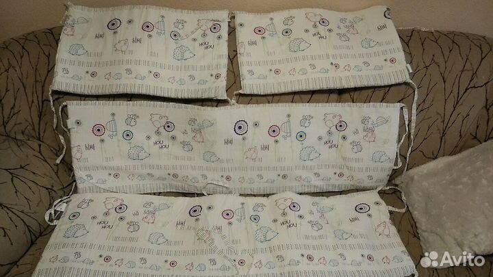 Бортики на детскую кроватку