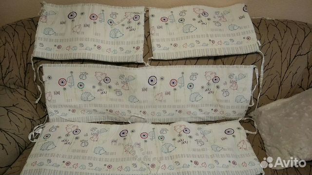 Бортики на детскую кроватку