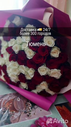 Розы 21/51/101 Тюмень