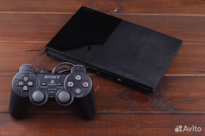 Консоль Sony Playstation 2 Slim 90008 Black Modbo