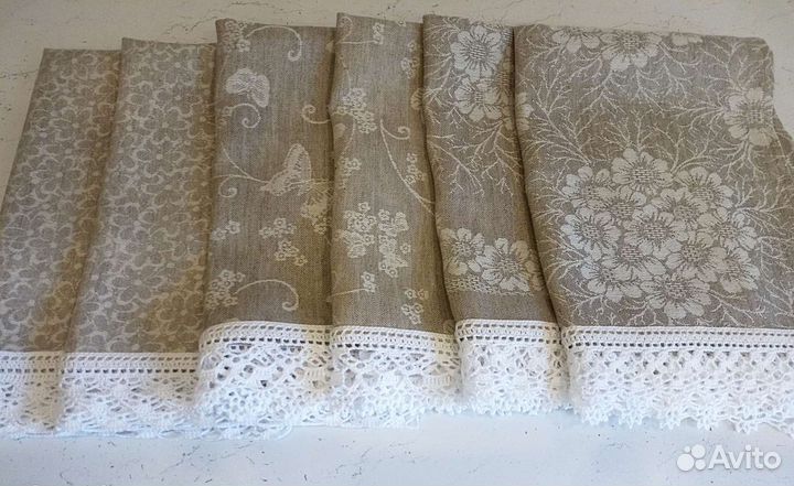 Кухонные полотенца лен