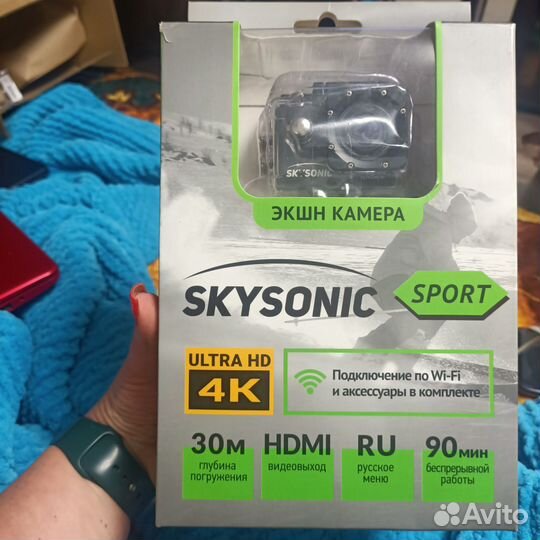 Экшн камера skysonic sport