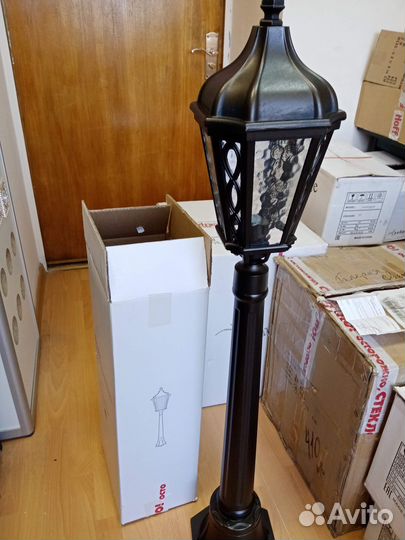 Фонарь уличный столб металл (1-2м)