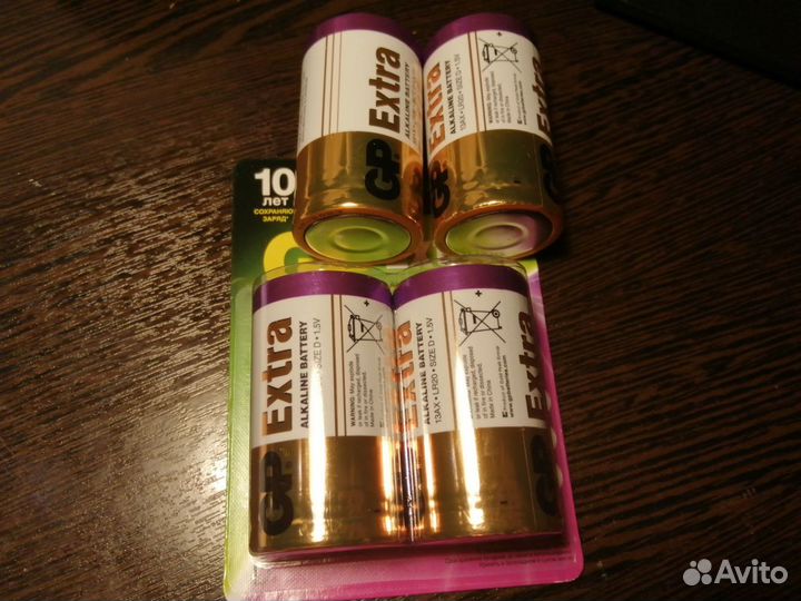 Батарейки GP Extra alkaline battery