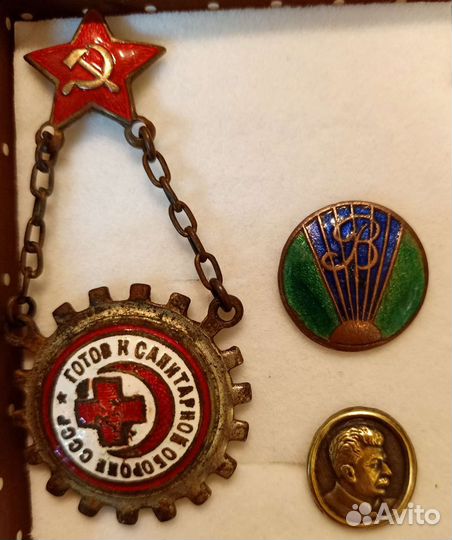 Значок винтовой, 30-е г СССР