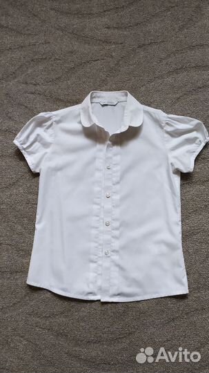 Блуза школьная рост 140 и 145