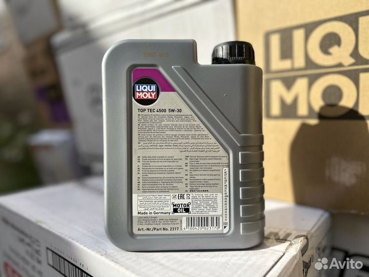 Моторное масло Liqui Moly TopTec 4500 5W30 1л