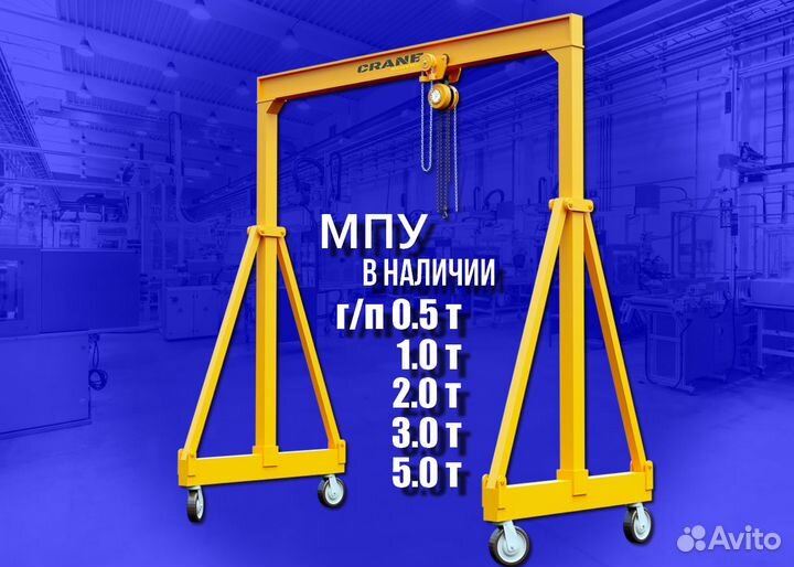 Кран козловой - мпу