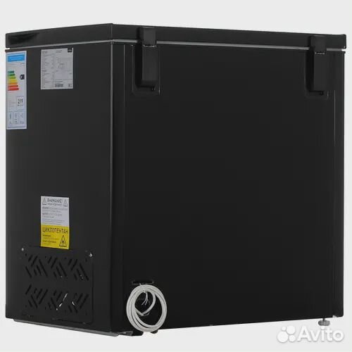 Морозильный ларь 200 литров черный