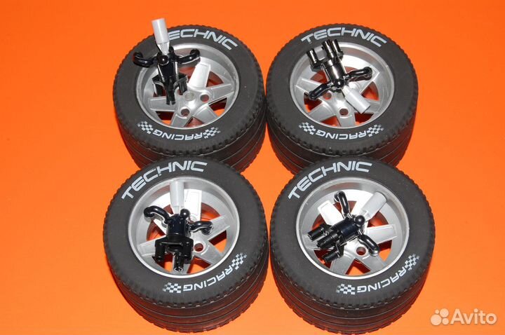 Редкие огромные колеса Lego Racing со шрусами