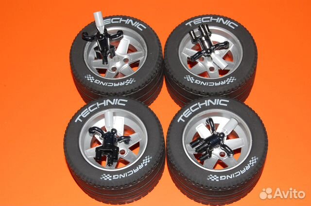 Редкие огромные колеса Lego Racing со шрусами