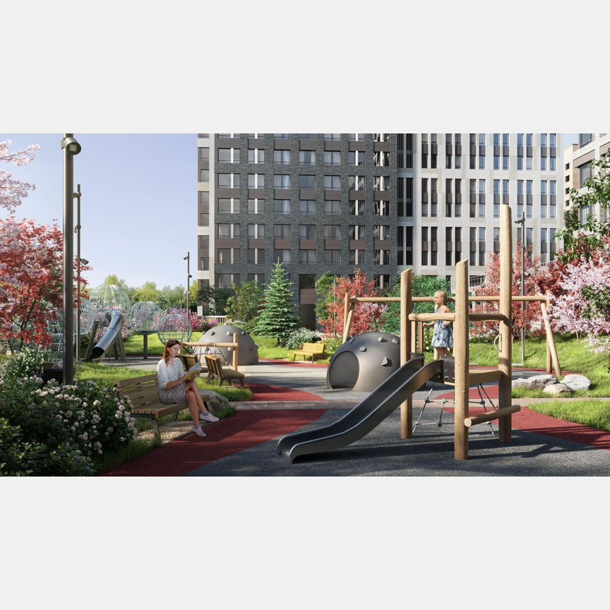 Квартира-студия, 42,3 м², 22/40 эт.