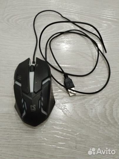 Игровая мышь defender с подсветкой