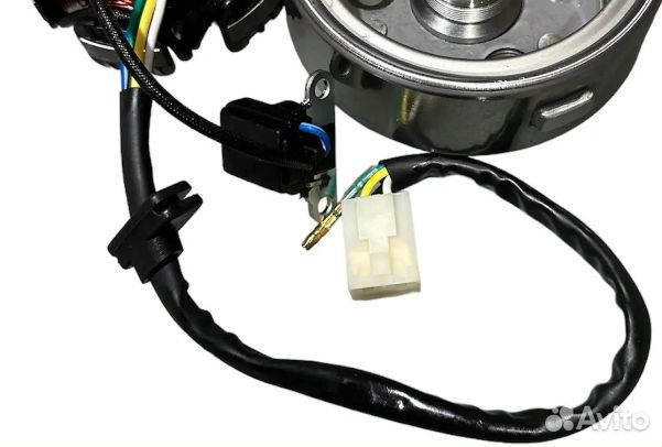 Статор + ротор генератора Альфа/Дельта 6катушек