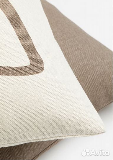 Hm home комплект декоративных наволочек беж