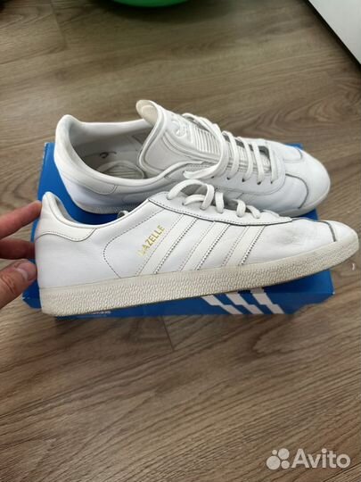 Adidas мужские кроссовки кожаные