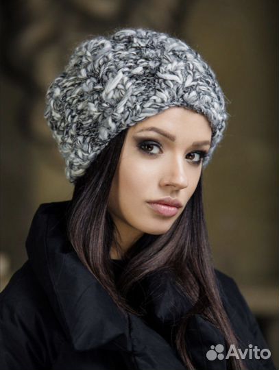 Шапка женская теплая