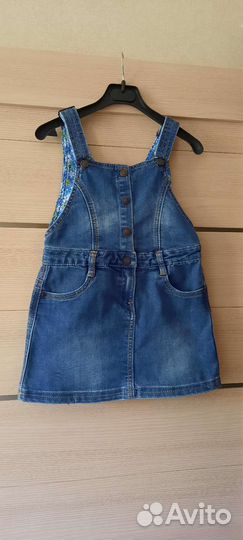 Джинсовый сарафан для девочки