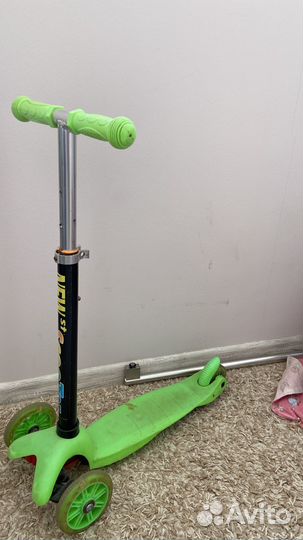 Самокат детский трехколесный бу