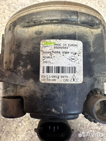 Фара противотуманная Renault Duster 1