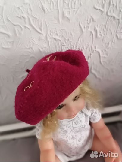 Шапка берет для девочки