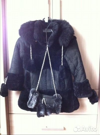 Детская дубленка