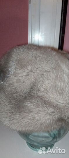 Берет женский норковый