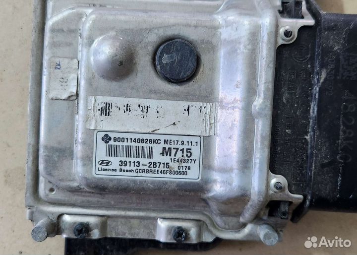 Эбу 39113-2В715 Hyundai Solaris/ Kia