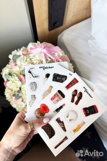 3D Стикеры из эпоксидной смолы оптом