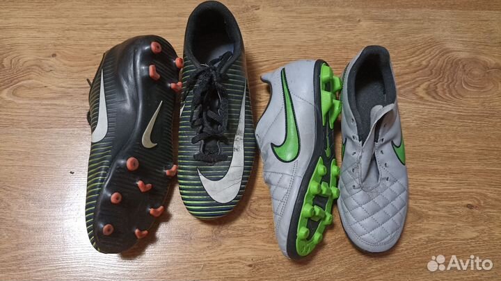 Футбольные бутсы nike подростковые