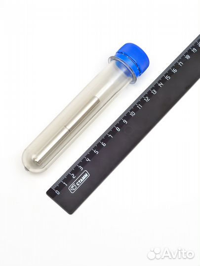 Неодимовые магниты 10х40 мм, прутки, набор 2 шт