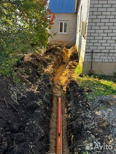 Водопровод. Канализация. гнб.Прокол под дорогой