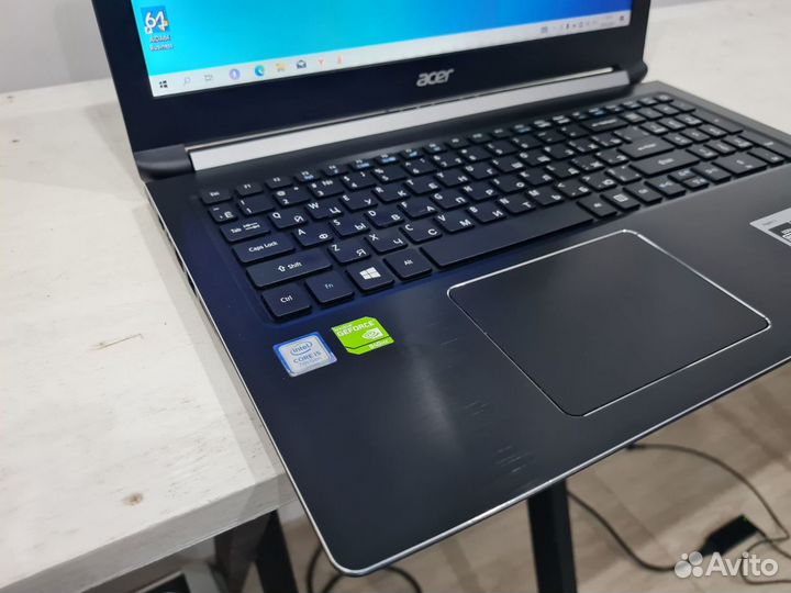 Мощный ноутбук Acer 15.6 i5-gen7 GF940MX 512SSD