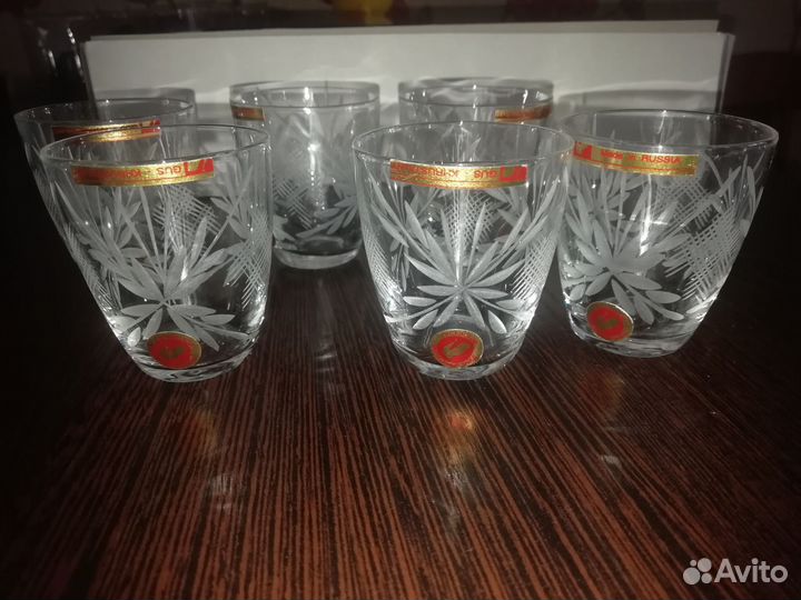 Стопки хрустальные СССР