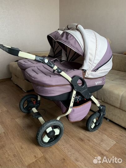 Коляска для двойни 3 в 1